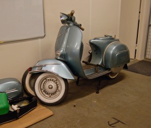 Vaskeægte Veteran Vespa. Sådan én har Ejner også... Foto: Svend Seegert